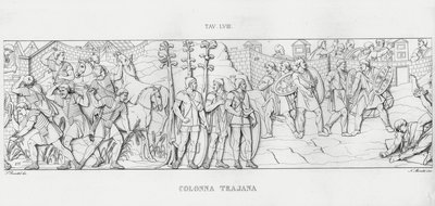 La Colonna Traiana da Italian School