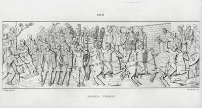 La Colonna Traiana da Italian School