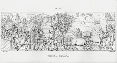 La Colonna Traiana da Italian School
