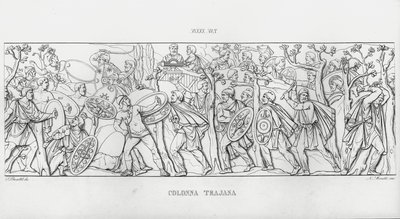 La Colonna Traiana da Italian School