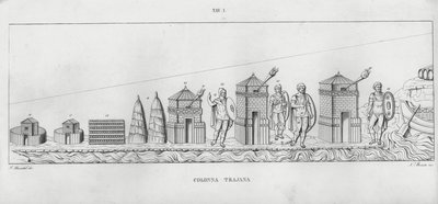 La Colonna Traiana da Italian School