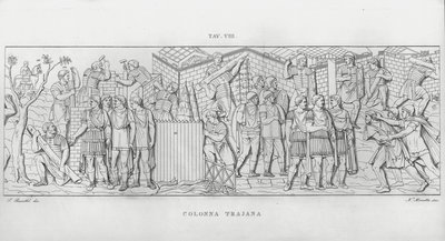 La Colonna Traiana da Italian School