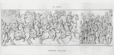 La Colonna Traiana da Italian School