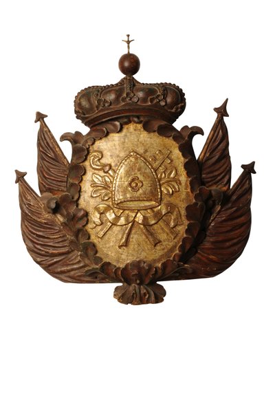 Grande intaglio araldico barocco, c.1700 (legno) da Italian School