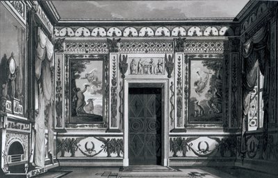 Grande salone greco, da Decorazioni Architettoniche di Gaetano Landi, 1810 da Italian School