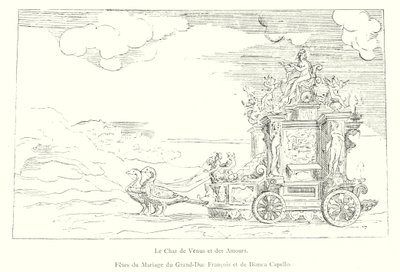 Le Char de Venus et des Amours, Fetes du Mariage du Grand-Duc Francois et de Bianca Capello da Italian School