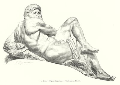 Le Jour, Figure allegorique, Tombeau des Medicis da Italian School