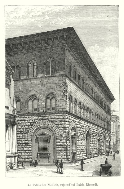 Il Palazzo dei Medici, oggi Palazzo Riccardi da Italian School