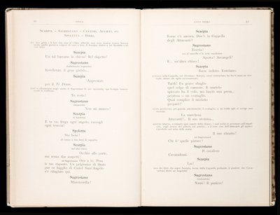 Libretto della Tosca di Giacomo Puccini, Edizione Ricordi, Italia da Italian School