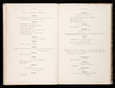 Libretto della Tosca di Giacomo Puccini, Edizione Ricordi, Italia da Italian School