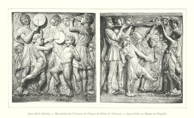Luca della Robbia, Bassorilievi delle Tribune dell