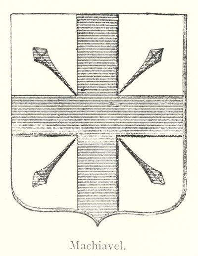 Machiavelli (incisione) da Italian School
