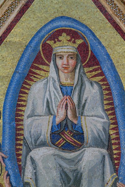 Madonna in mandorla, dettaglio dall