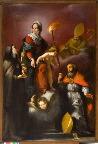 Madonna con Bambino e Santi Chiara, Ambrogio ed Erasmo da Italian School