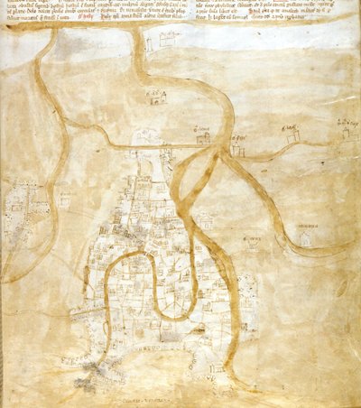 Mappa di Venezia da Italian School