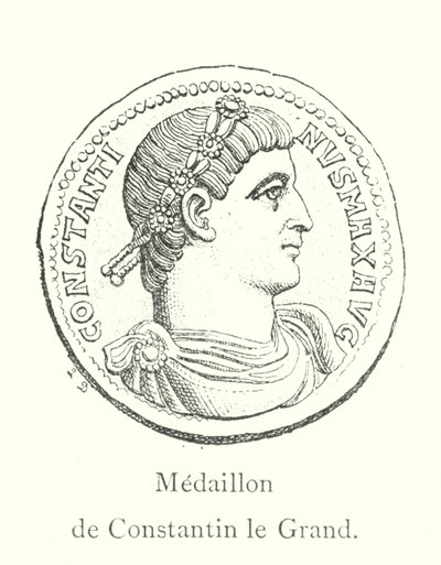 Medaglione di Costantino il Grande da Italian School
