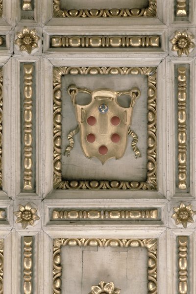 Stemma dei Medici, dal soffitto della chiesa da Italian School