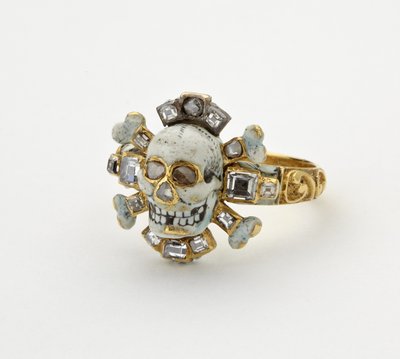Anello memento mori da Italian School