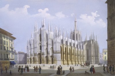 Duomo di Milano da Vedute di Milano e dintorni da Italian School
