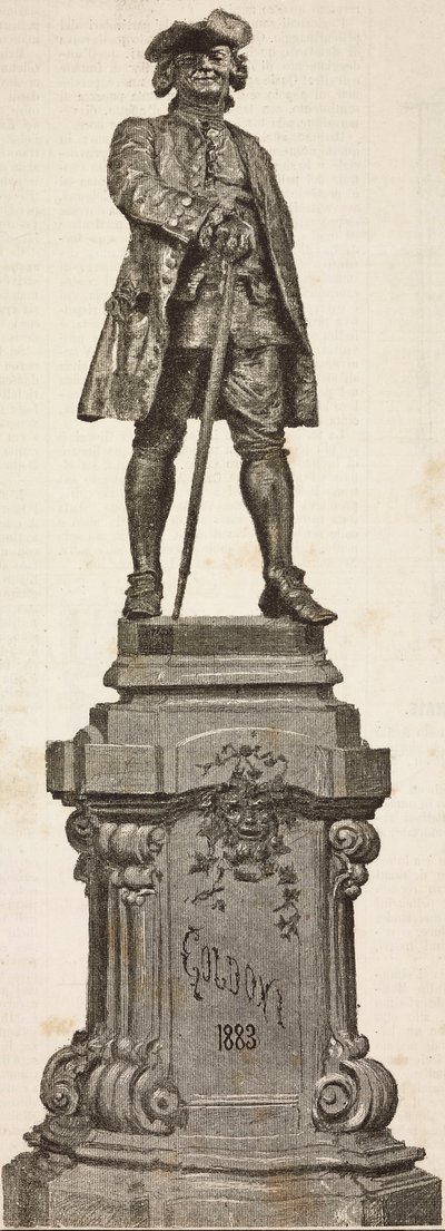 Monumento a Carlo Goldoni (1707-1793) di Antonio dal Zotto, inaugurato il 20 dicembre da Italian School
