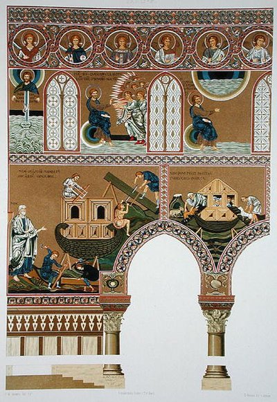 Mosaici dalla navata di Monreale da Italian School