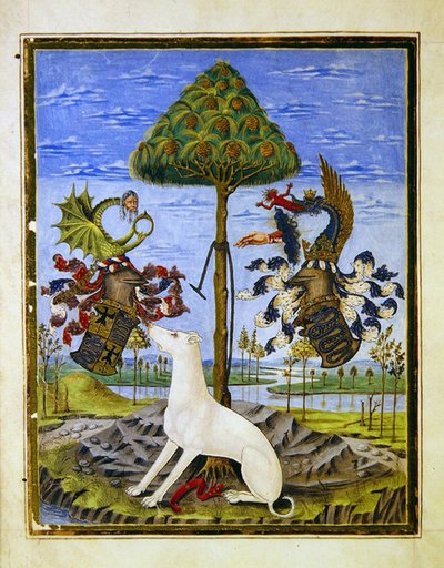 Frontespizio con gli Stemmi Visconti e Sforzeschi, da 