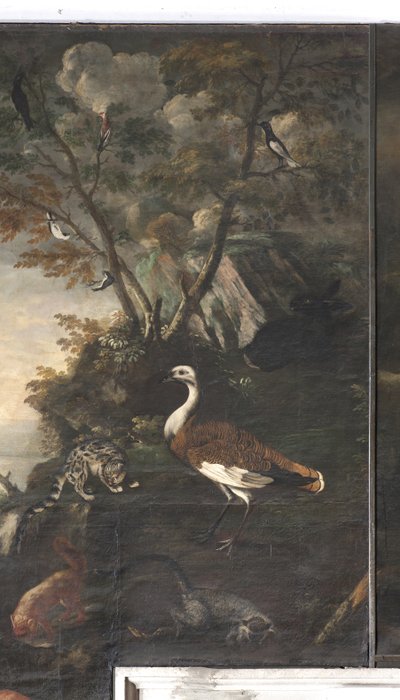Mito di Orfeo: gatti, lepri, uccelli da Italian School