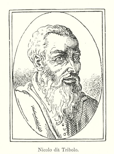 Niccolò detto Tribolo (incisione) da Italian School