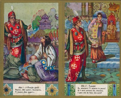 Una delle serie di illustrazioni dell