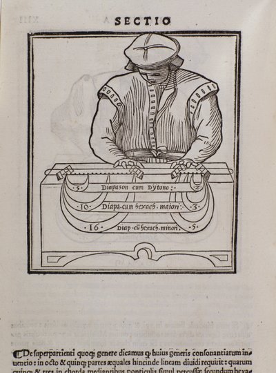 Pagina di Musica teorica di Lodovico Fogliani (1475?-1542) da Italian School