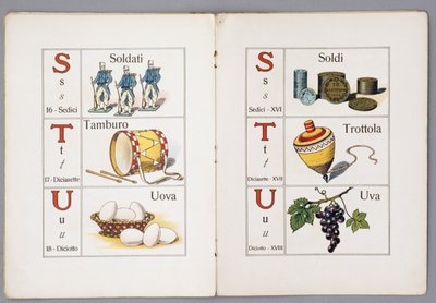 Pagine di Per il mondo piccino ABC illustrato da Italian School