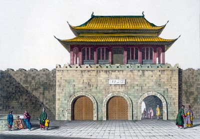 Torri della pagoda di Nanchino, c.1820-30 da Italian School