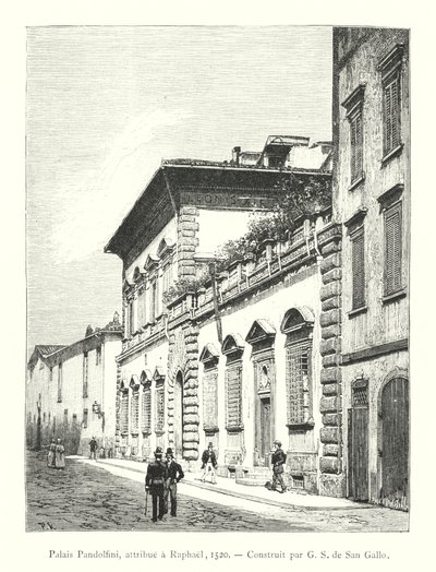 Palazzo Pandolfini, attribuito a Raffaello da Italian School