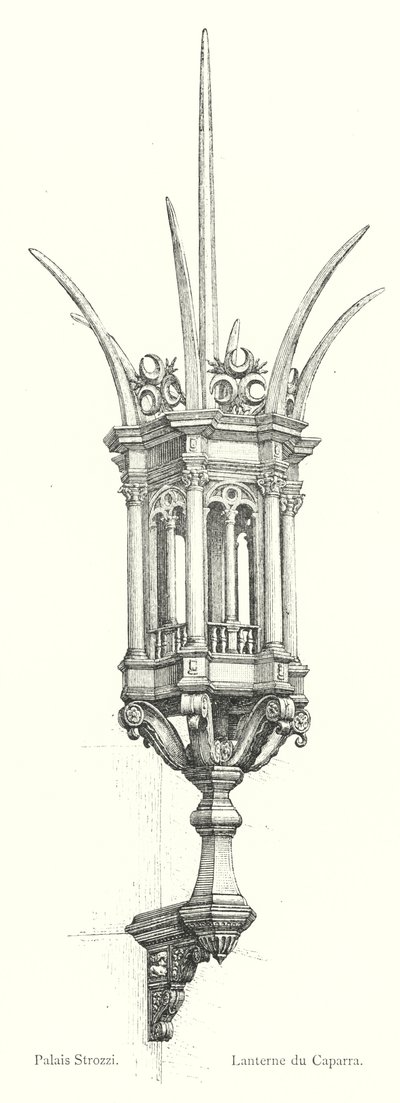 Palazzo Strozzi, Lanterna di Caparra da Italian School