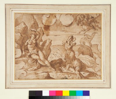 Perseo salva Andromeda da Italian School