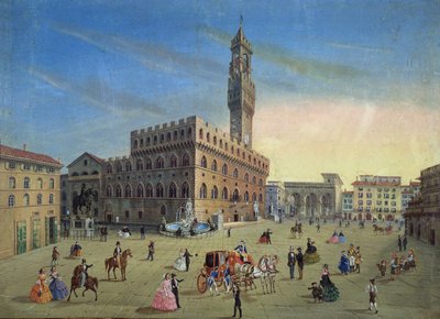 Piazza Signoria, Firenze da Italian School