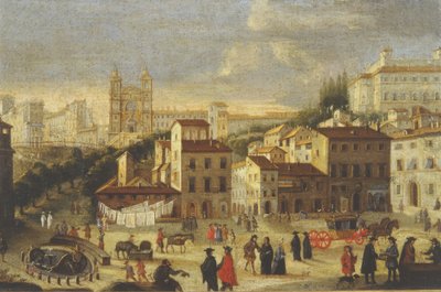 Piazza di Spagna e Trinità dei Monti da Italian School