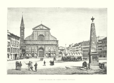 Piazza e Chiesa di Santa Maria Novella da Italian School