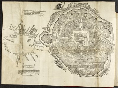 Piano di Messico, in Hernando Cortés, La preclara narratione di Ferdinando Cortese della Nuova Spagna, Venezia da Italian School