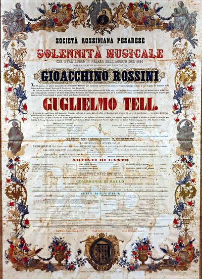 Manifesto per Guillaume Tell, l