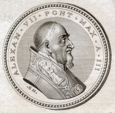 Papa Alessandro VII da Italian School