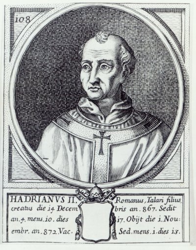 Papa Adriano II da Italian School