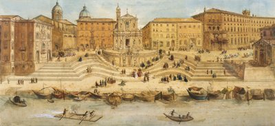 Porto di Ripetta da Italian School