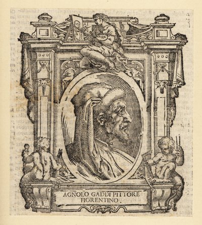 Ritratto di Agnolo Gaddi, pittore italiano da Italian School