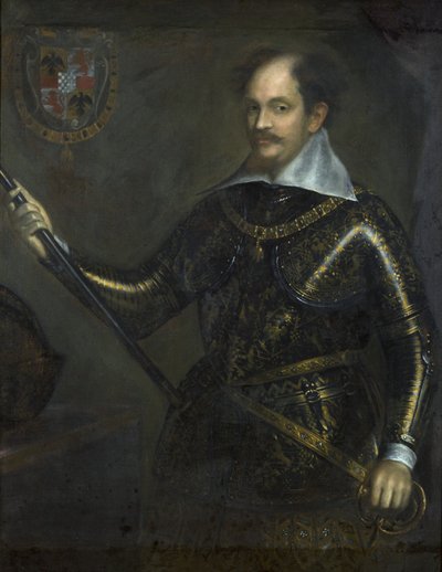 Ritratto di Alessandro I Pico della Mirandola, Marchese di Concordia e Duca di Mirandola, in armatura, 1622 da Italian School