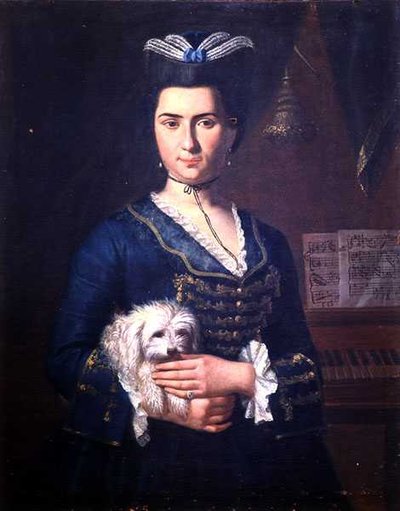 Ritratto di Anna Paoli, c.1750 da Italian School