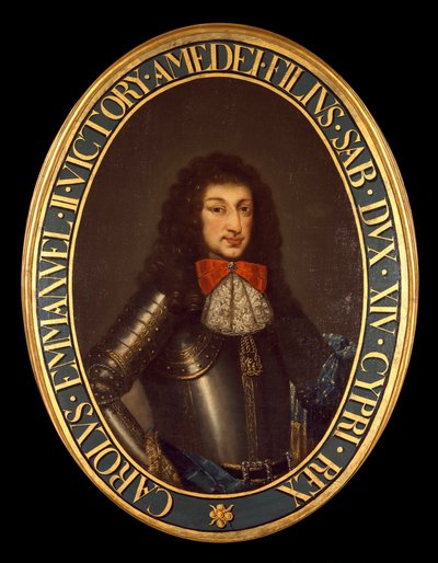 Ritratto di Carlo Emanuele II (1634-1675) (Carlo Emanuele di Savoia) Dipinto anonimo. XVII secolo Brescia, collezione privata - Ritratto di Carlo Emanuele II (Carlo Emanuele II) (1634-1675), Duca di Savoia. Dipinto anonimo XVII secolo. Collezione privata da Italian School
