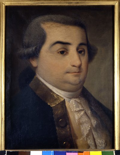 Ritratto di Cesare Bonesana, Marchese di Beccaria (1738 - 1794), giurista italiano. Dipinto anonimo del XVIII secolo. Museo di Milano. Milano. da Italian School