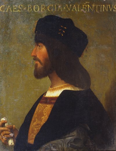 Ritratto di Cesare Borgia da Italian School