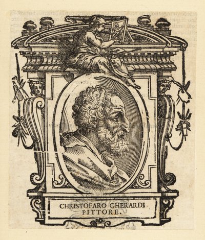 Ritratto di Cristofano Gherardi o Cristoforo Gherardi, anche noto come il Doceno da Italian School